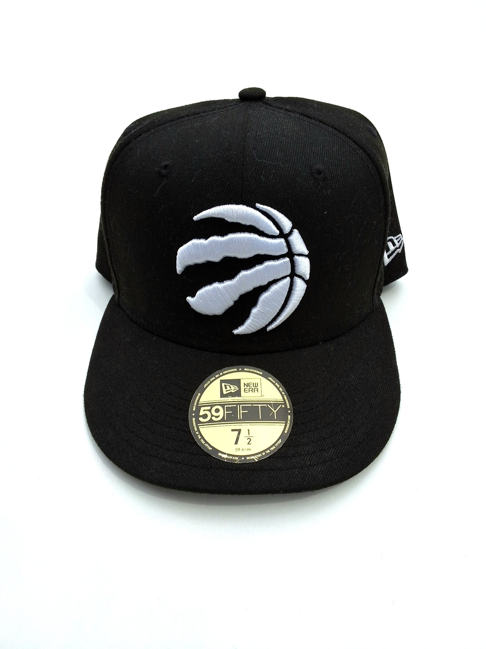 Toronto Raptors New Era 59FIFTY - Fitted Hat - Black/White (Size 7 1/2)